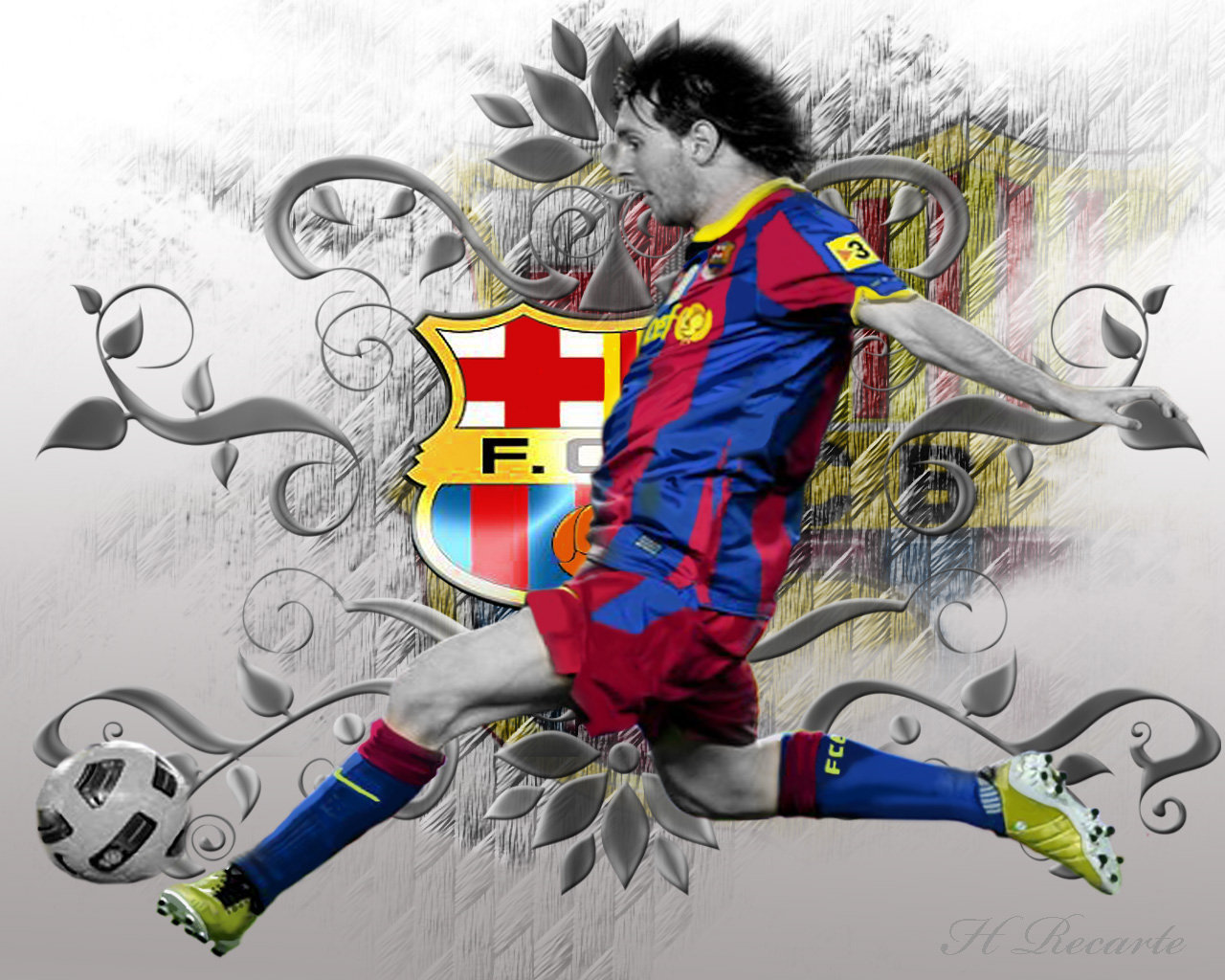 Lionel Messi FC Barcelona Wallpaper - Lionel Andres Messi Wallpaper  (22612824) - Fanpop