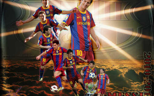  Lionel Messi FC Barcelona দেওয়ালপত্র