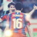Sergio Busquets and Lionel Messi - fc-barcelona icon