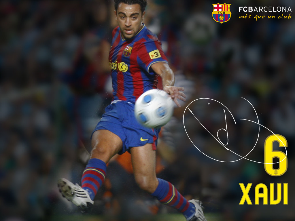 Xavi 2009/10 - FC Barcelona Wallpaper (22615271) - Fanpop