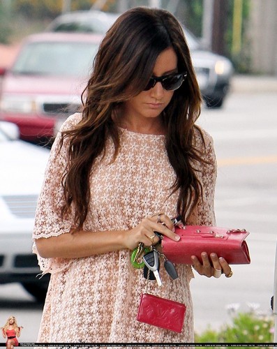 Ashley - At a Gas Station in Studio City - June 08, 2011
