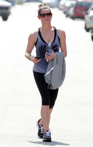 Ashley Greene Leaving A Gym In Studio City