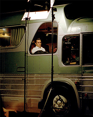  Joaquin Phoenix on set