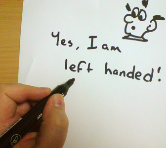  Left-handed