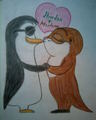 Me&Marlene togehter  - penguins-of-madagascar fan art