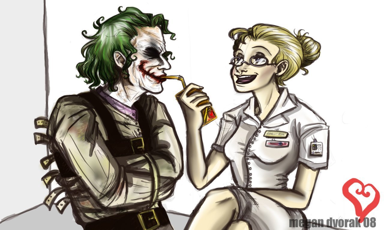 Take a sip, Puddin'. - The Joker và Harley Quinn người hâm mộ Art  (22786496) - fanpop