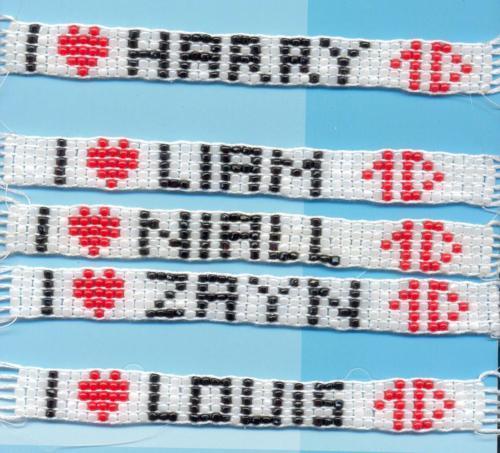 1D = Heartthrobs (Enternal upendo 4 1D) 1D Bracelets!! upendo These Boyz Soo Much! 100% Real ♥