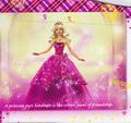 A higher quality image of the picture on the back of the Blair doll's box. - barbie-movies photo