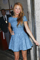 Blake Lively Leaving "Live With Regis & Kelly" Show - blake-lively photo