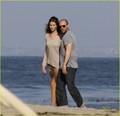 Jason Statham: Sandy Beach Stroll - jason-statham photo