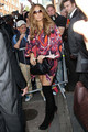 Jennifer Lopez is seen arriving at the BBC Radio One studios.  - jennifer-lopez photo