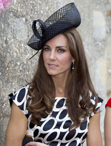 Kate Middleton and sister Pippa Middleton attend the wedding of Sam Waley-Cohen 