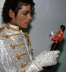 Michael and the doll