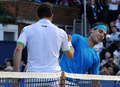 Radek has helped to stand up Rafa! They are happy ! - tennis photo