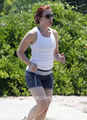 Scarlett Johansson seen out Jogging in New Mexico, June 11 - scarlett-johansson photo