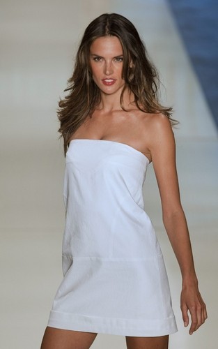 Alessandra Ambrosio worked it on the runway at Sao Paulo Fashion Week Summer 2012 in Brazil 