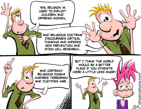  Atheists, Be Less Angry!