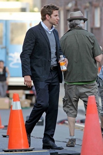  Bradley+Cooper+Bradley Cooper on Set Montreal