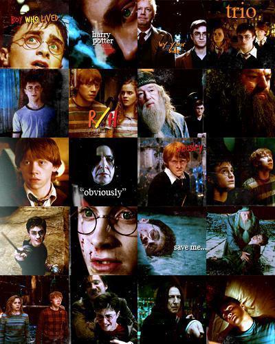 Harry potter collages