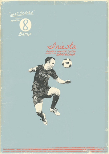  Iniesta Poster