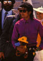 Michael in purple - michael-jackson photo