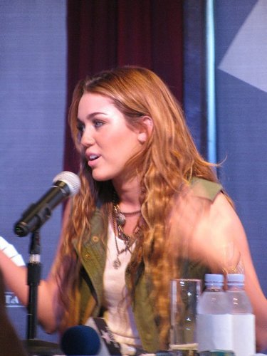 Miley - At a Press Conference in Makati City, Philippines (16th June 2011)