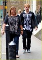 Rupert Grint: Skeleton Sweater in London - harry-potter photo