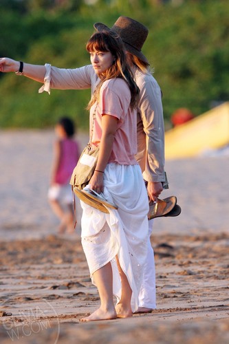  Takes a sunset walk on the plage in Maui, Hawaii [June 14, 2011]
