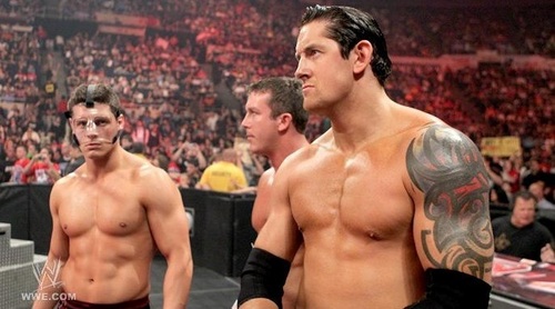  WWE All ster six man tag match