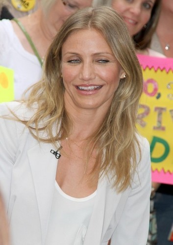  Actress Cameron Diaz appears on "Good Morning America" in New York City.