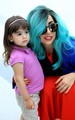 Lady Gaga met with one of her young fans before departing from a Toronto, Canada airport  - lady-gaga photo