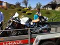 MJ Motorbike (paris posted on twitter) - michael-jackson photo