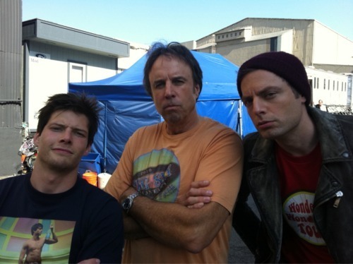  on set Season 7-Silas,Doug and Andy