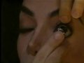 //RARE// Michael putting eye lashes in his eyes for the video Ghosts ♥ - michael-jackson photo