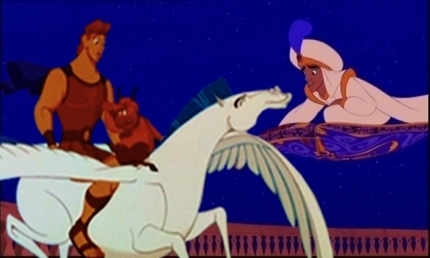 aladdín and Hercules
