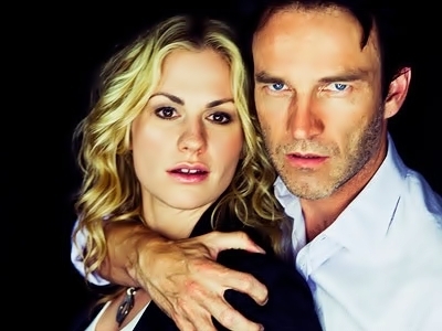  Anna Paquin and Stephen Moyer