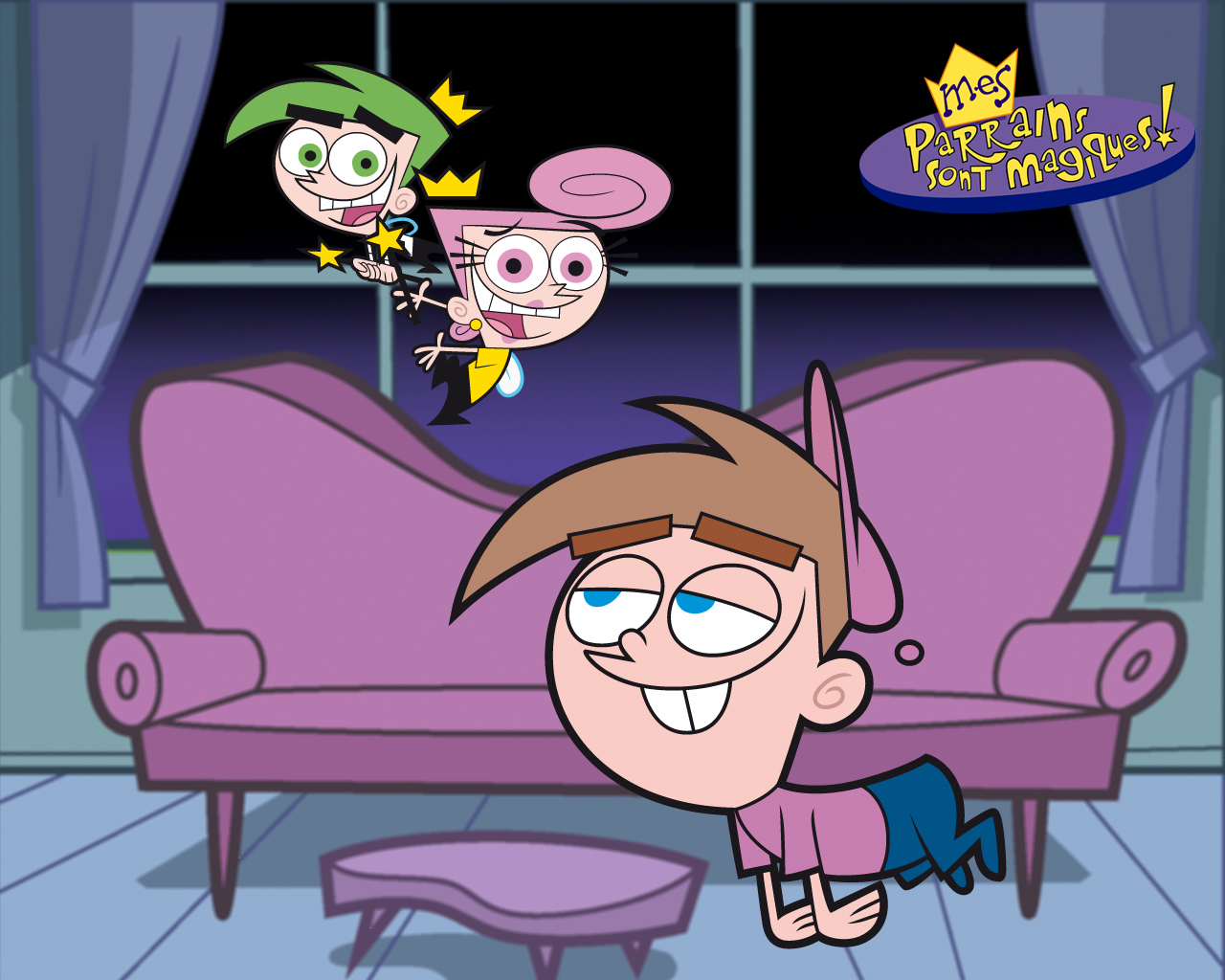   Parents Wiki Timmy on Cosmo  Wanda And Timmy    The Fairly Oddparents Wallpaper