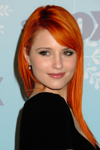  Dianna with оранжевый hair
