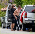 Gerard Butler: Shirtless Surfer in Malibu! - gerard-butler photo