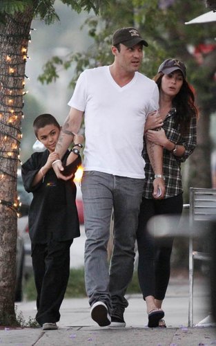 Megan Fox out in Los Feliz with Brian Austin Green (June 23).