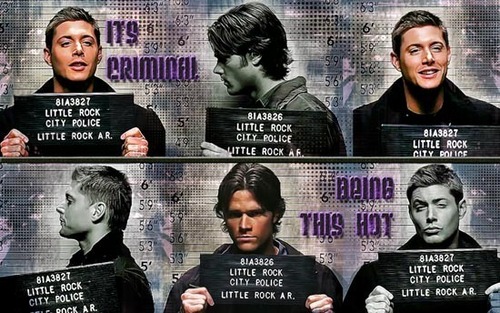 Sam & Dean ~ It's criminal being this Hot!