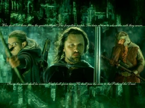Aragorn, Legolas & Gimli