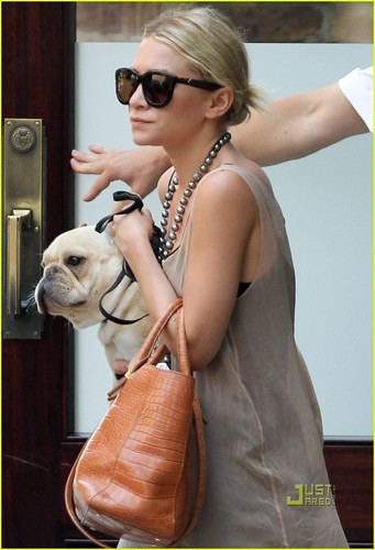 Ashley Olsen Steps Out with Pet Pooch