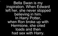Bella Swan is an Inspiration - harry-potter-vs-twilight fan art