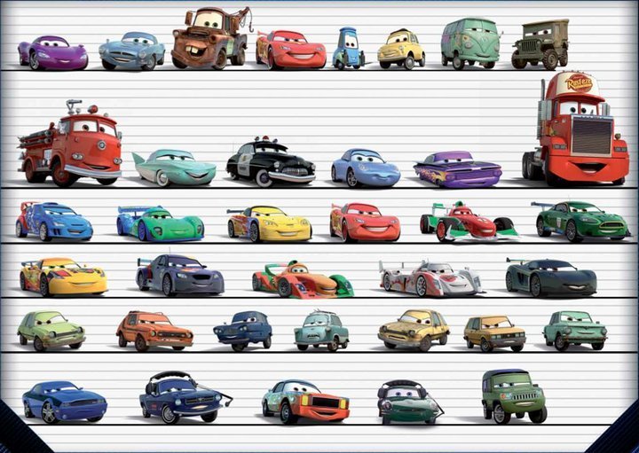 Disney Cars 1 Characters Names And Pictures