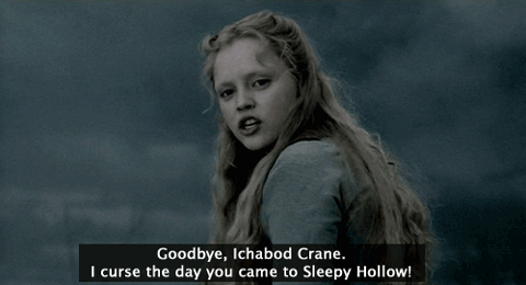  Goodbye, Ichabod Crane.