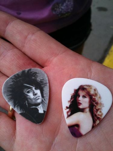 Grant Mickelson and Taylor Swift guitar picks