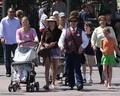 Jennifer Lopez at Disneyland with the twins (June 25). - jennifer-lopez photo