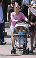 Jennifer Lopez at Disneyland with the twins (June 25). - jennifer-lopez photo