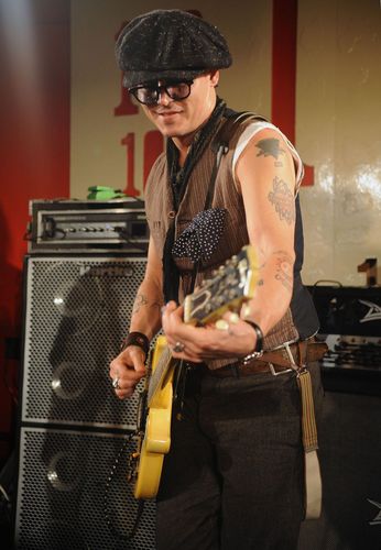  Johnny depp with Alice cooper at '100 Club' - June 26th - 2011